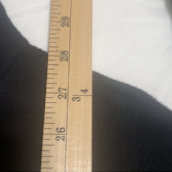 Michael Kors Black Knit Pullover Hoodie Lace up Neckline Women Size M - Picture 7 of 10